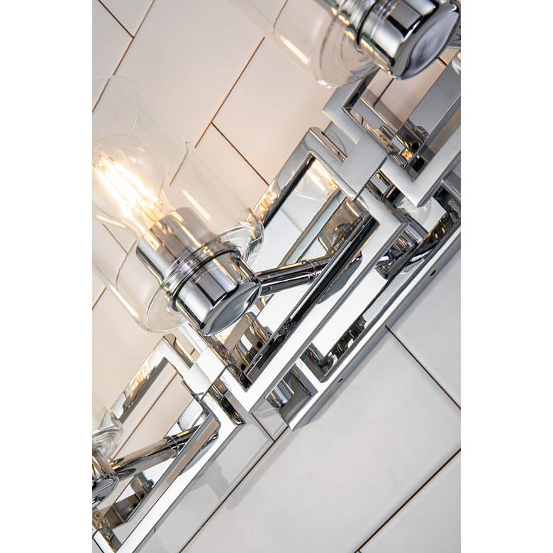 Image 2 Estes 3 Light Bath Vanity In Polished Chrome more views