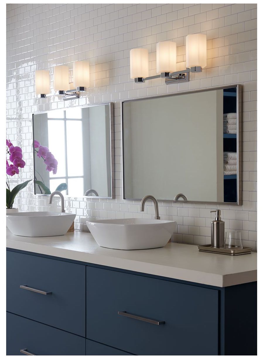 Image 3 Estrada Collection Three-Light Contemporary Bath & Vanity Light more views