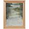 Estuary23 1/2" High Rectangular Framed Canvas Wall Art