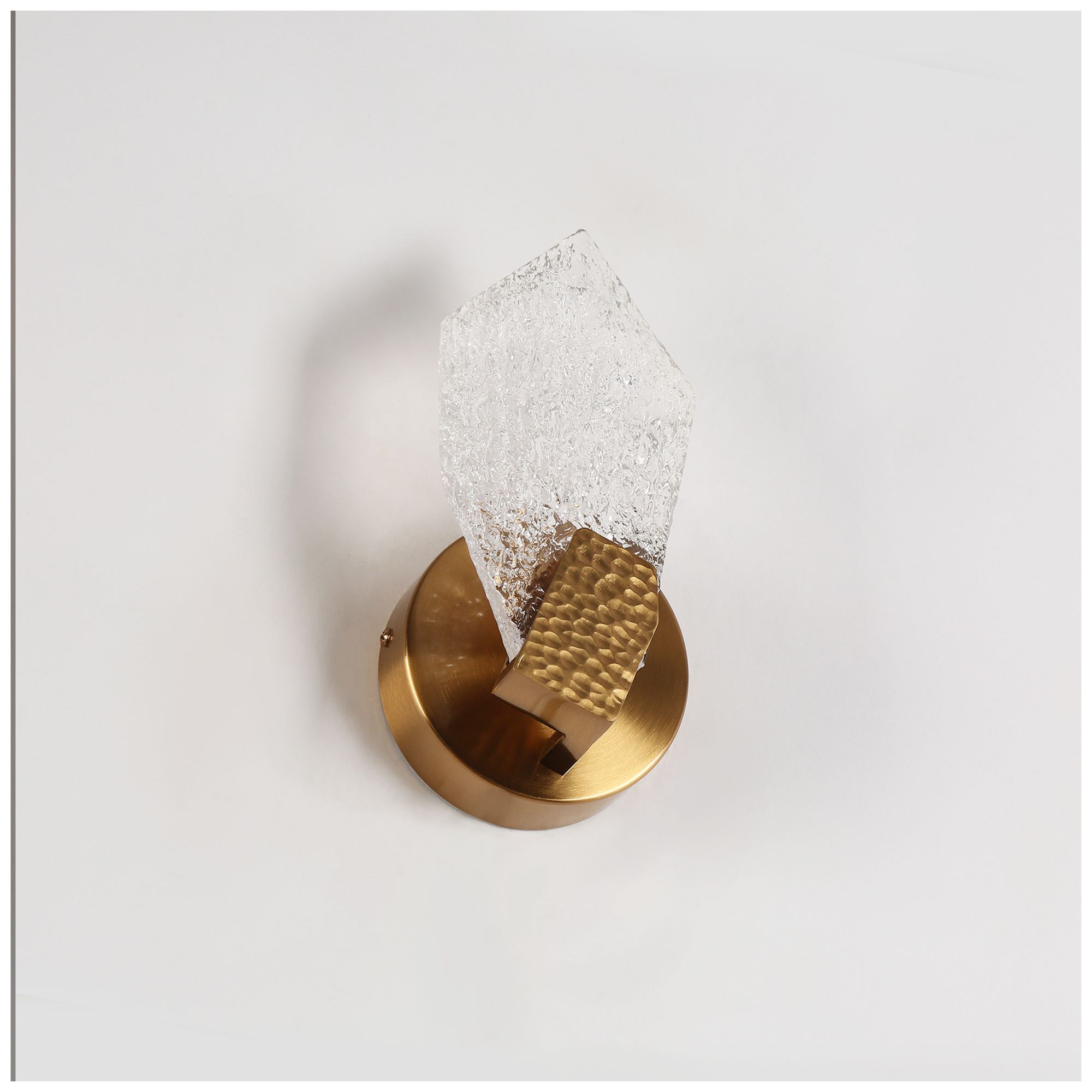 Image 4 Esworlo 1-Light LED Brass Resin Wall Sconces - Made to Order more views