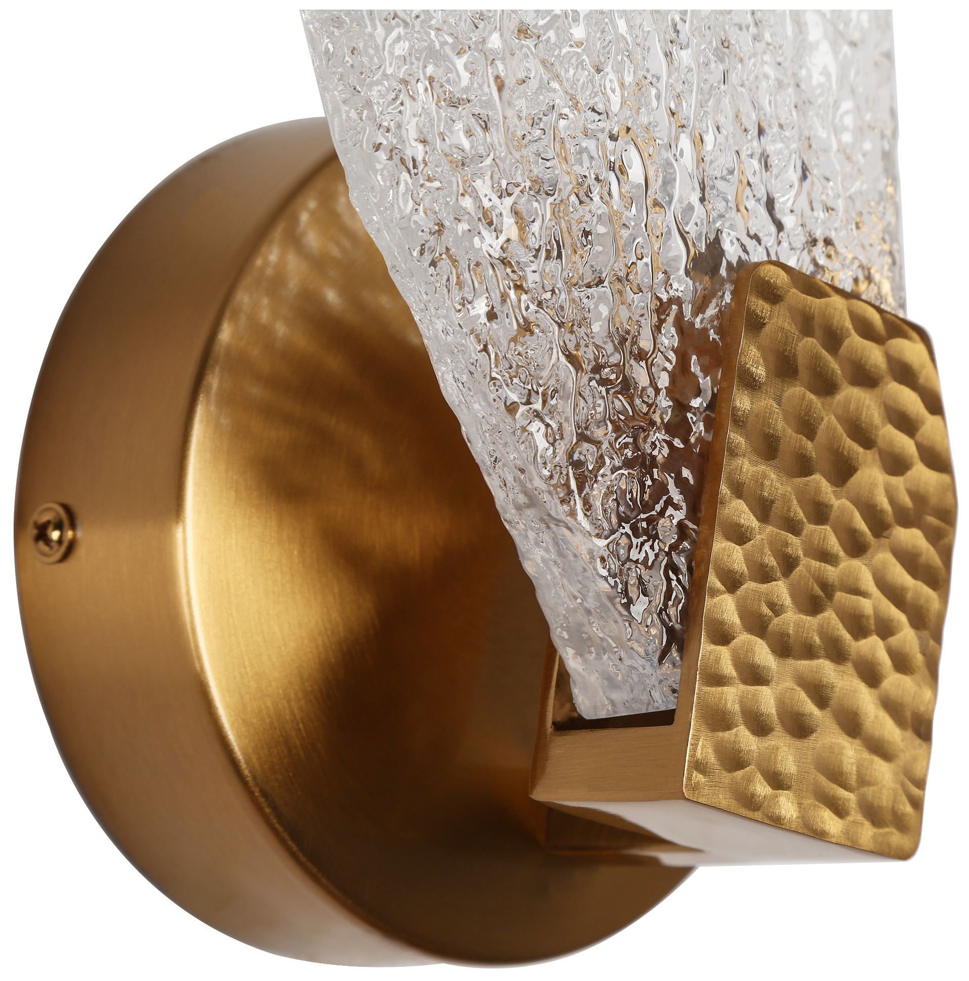 Esworlo 1-Light LED Brass Resin Wall Sconces - Made to Order
