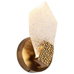 Esworlo 1-Light LED Brass Resin Wall Sconces