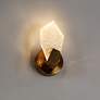 1_Esworlo 1-Light LED Brass Resin Wall Sconces