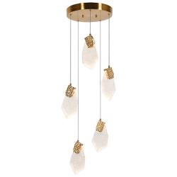 Esworlo 5-Light LED Resin Island Pendant Light