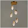 2_Esworlo 5-Light LED Resin Island Pendant Light more views