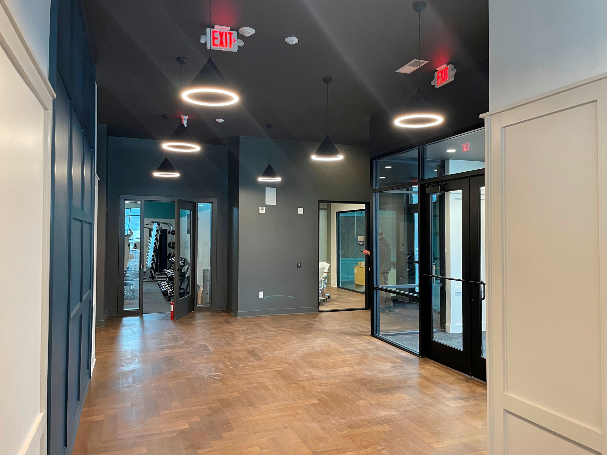 ET2 Abyss 12 1/2" Wide Black Cone LED Pendant Light