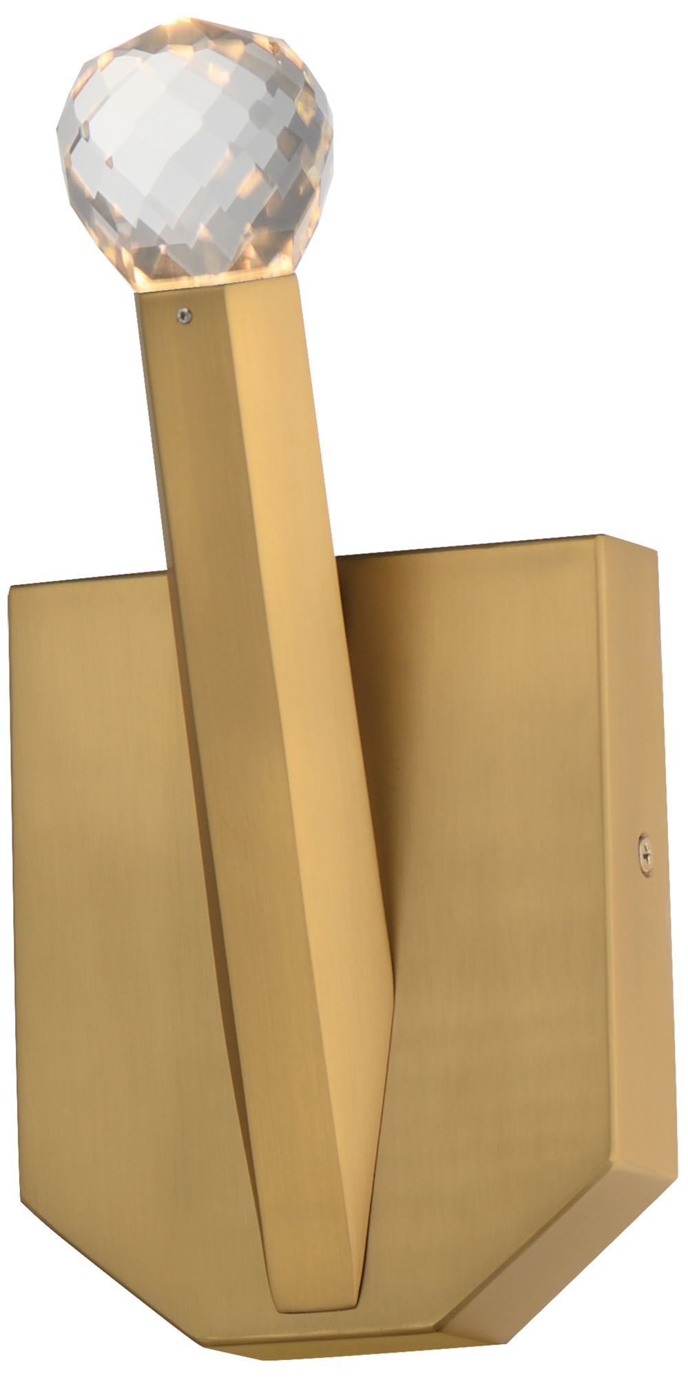 ET2 Allumettes 10" Gold 1-Light LED Wall Sconce