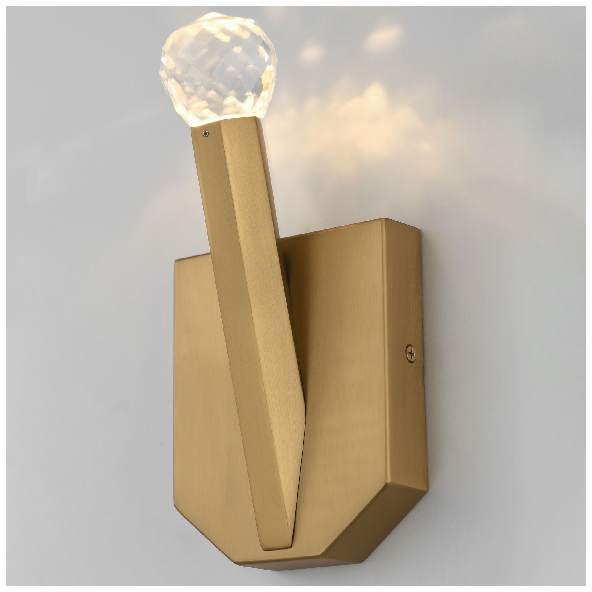 Image 5 ET2 Allumettes 10" Gold 1-Light LED Wall Sconce more views