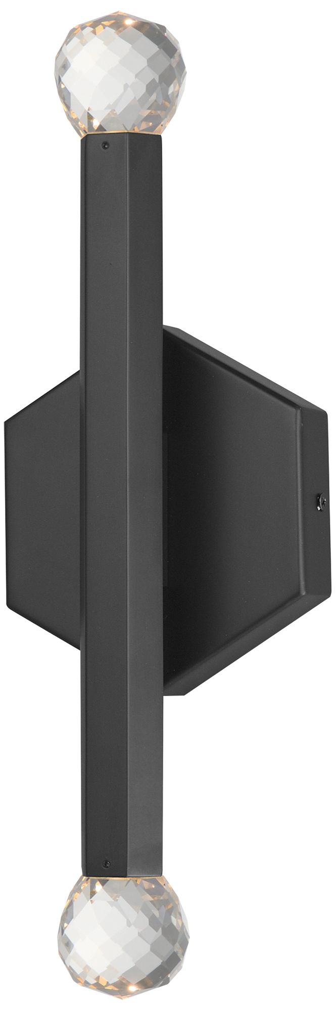 ET2 Allumettes 15 3/4" Black 2-Light LED Wall Sconce