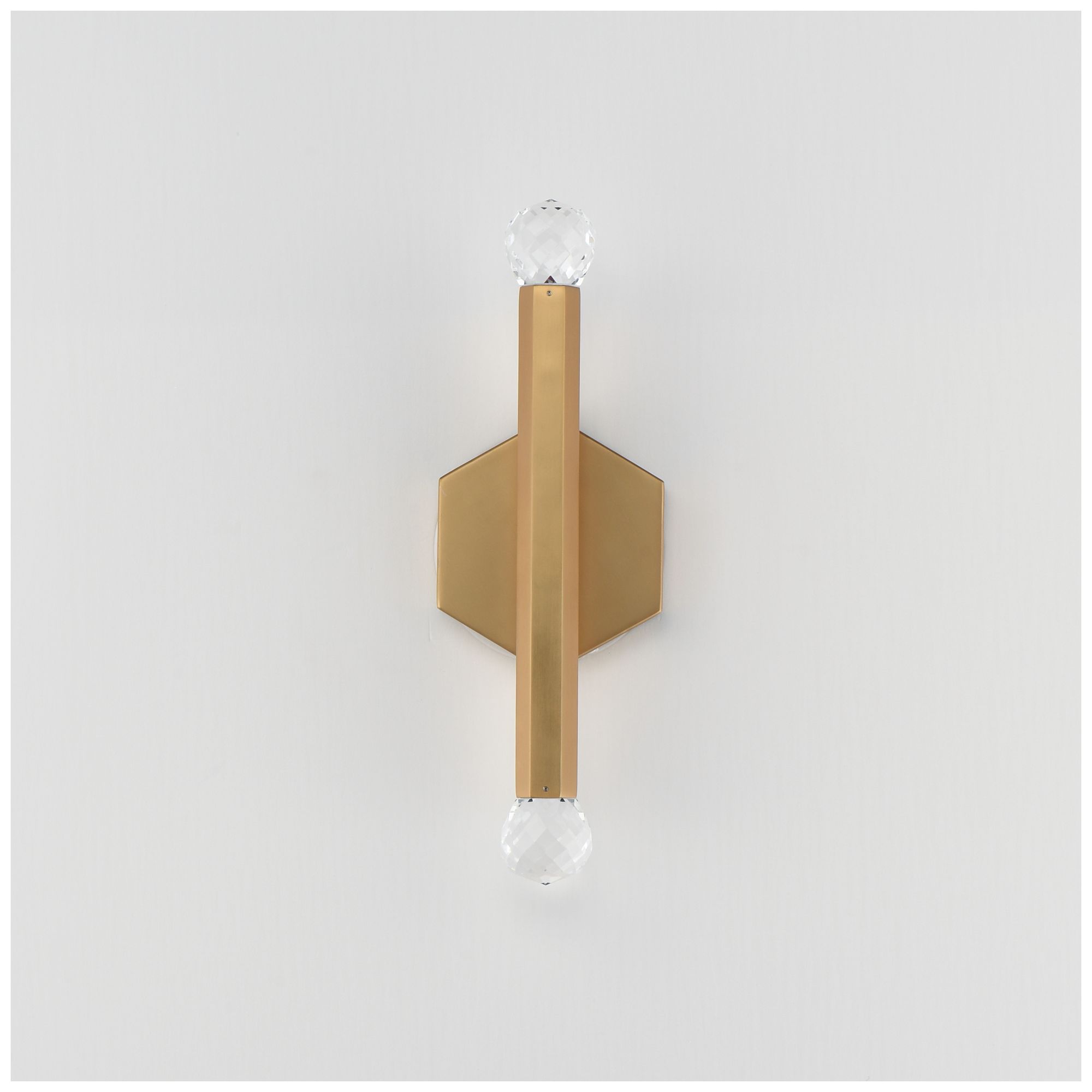 Image 3 ET2 Allumettes 15 3/4" Gold 2-Light LED Wall Sconce more views