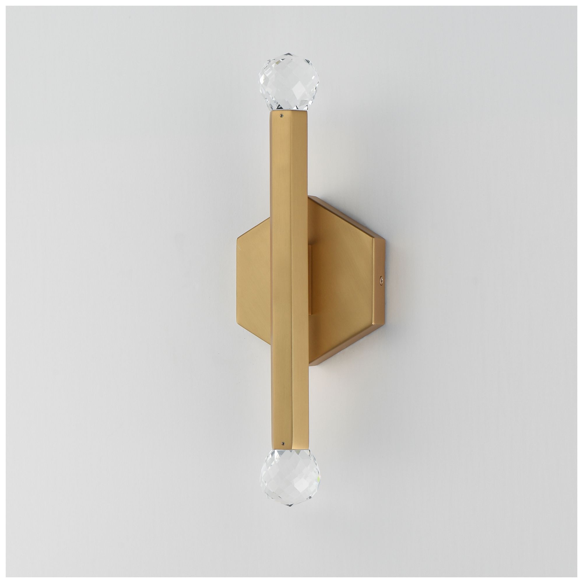 Image 4 ET2 Allumettes 15 3/4" Gold 2-Light LED Wall Sconce more views
