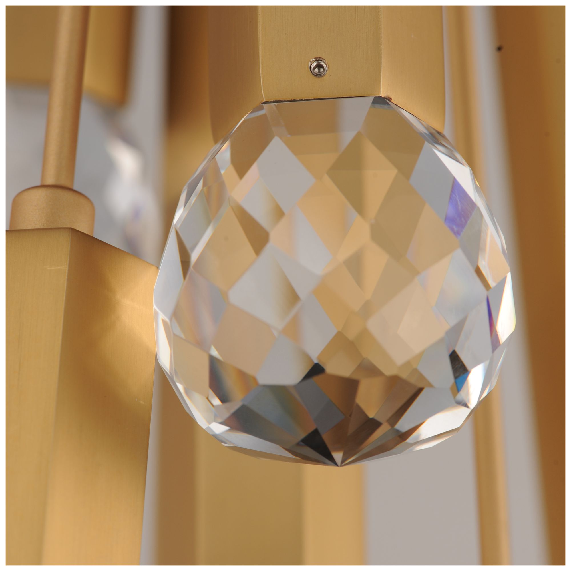 Image 4 ET2 Allumettes 8 1/2" Wide Gold 12-Light LED Pendant more views