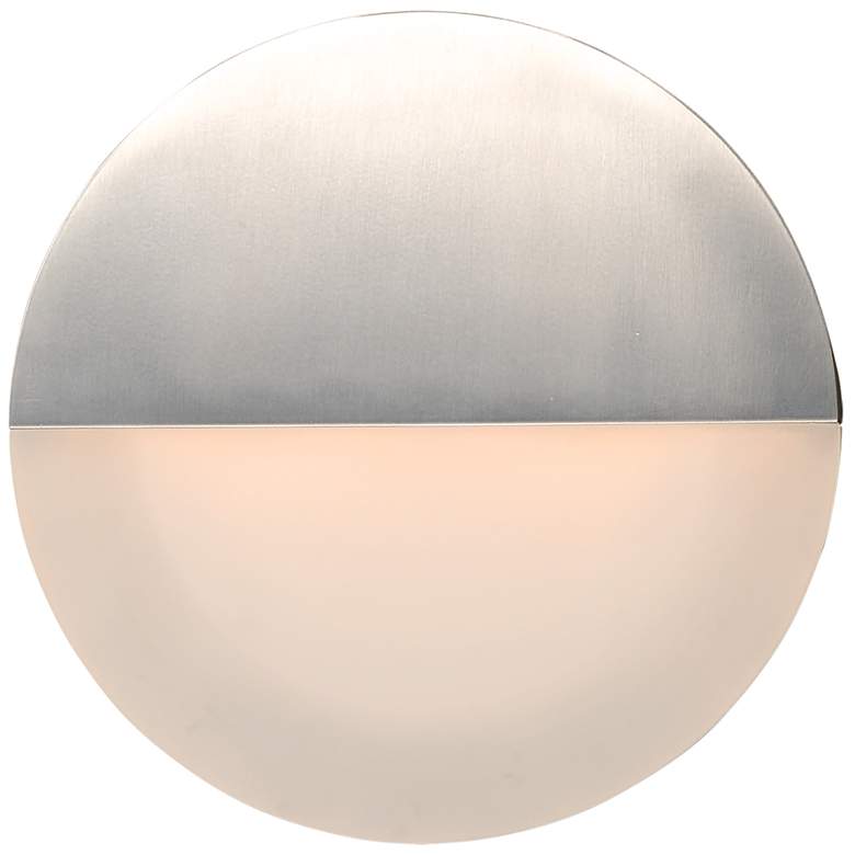 Image 1 ET2 Alumilux 10 inch High Satin Aluminum LED Outdoor Wall Light