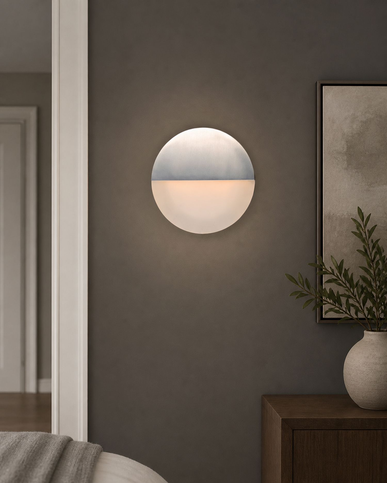 Image 7 ET2 Alumilux 10" High Satin Aluminum LED Outdoor Wall Light more views