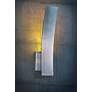 4_ET2 Alumilux 16" High Satin Aluminum LED Curved Sconce more views