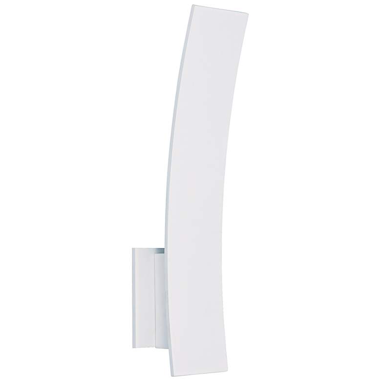Image 1 ET2 Alumilux 16 inch High White Tall Curved LED Sconce