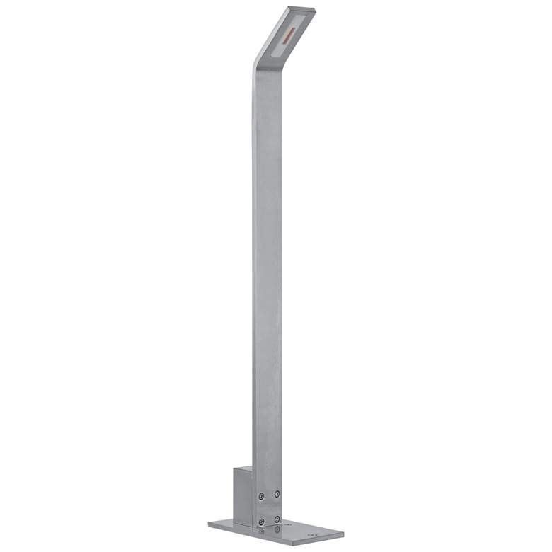 Image 1 ET2 Alumilux 23 1/2"H Satin Aluminum LED Path Light