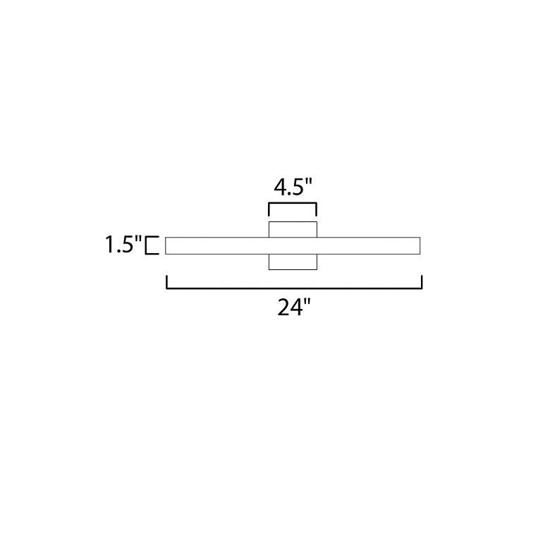 Image 5 ET2 Alumilux 24" High Bronze LED Outdoor Wall Light more views