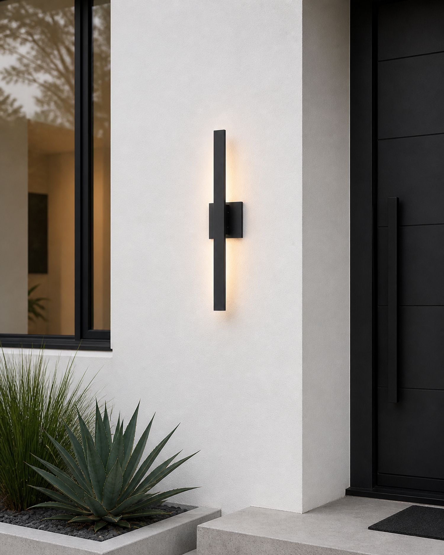 ET2 Alumilux 24" High Bronze LED Outdoor Wall Light