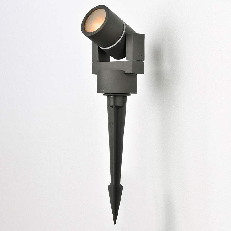 Image 2 ET2 Alumilux 3 3/4" High Bronze LED Landscape Spot Light more views