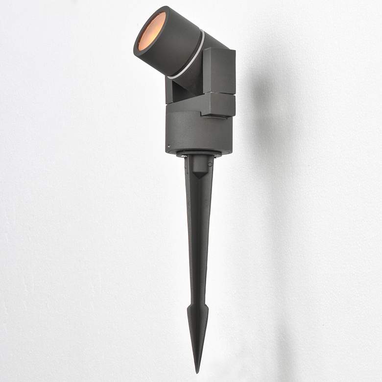 Image 4 ET2 Alumilux 3 3/4" High Bronze LED Landscape Spot Light more views
