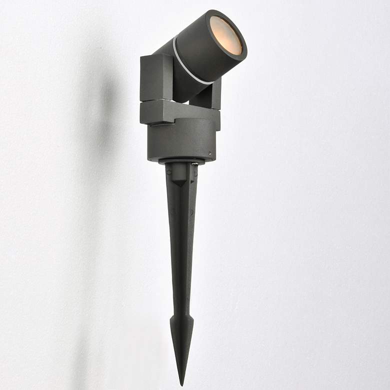 Image 6 ET2 Alumilux 3 3/4" High Bronze LED Landscape Spot Light more views