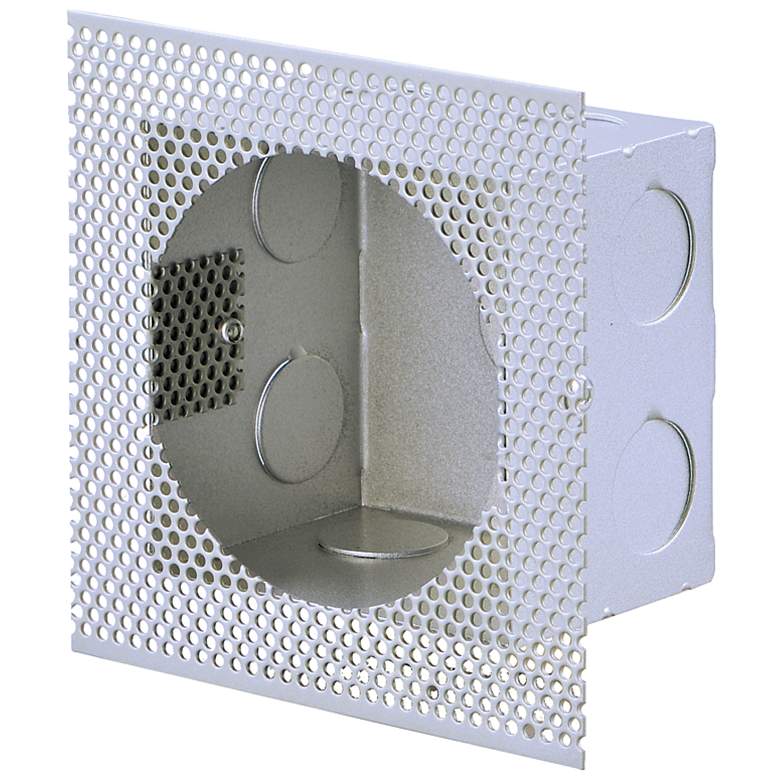 Image 1 ET2 Alumilux 4" Wide White Rough In Box Wall Light