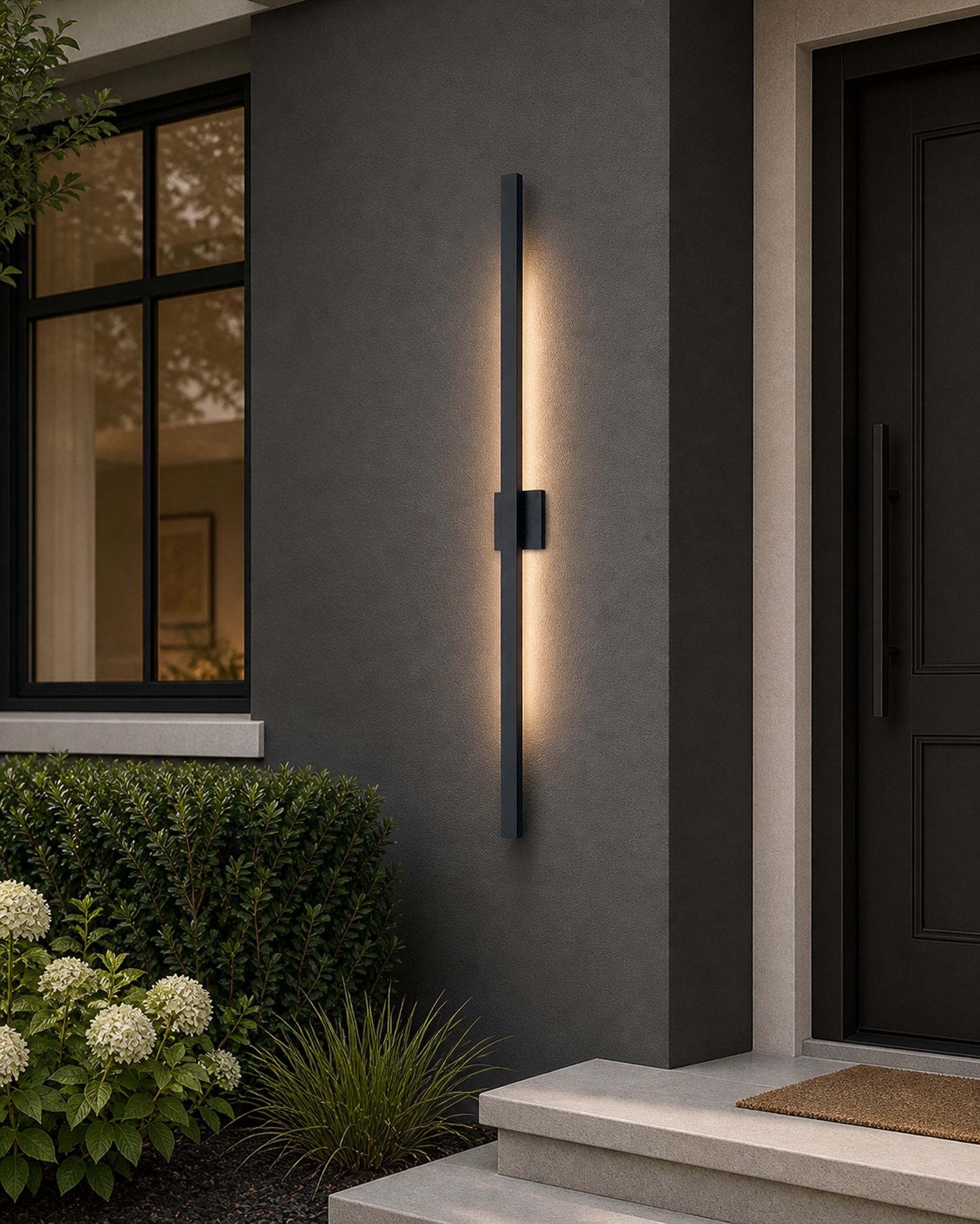 ET2 Alumilux 51" High Bronze LED Outdoor Wall Light