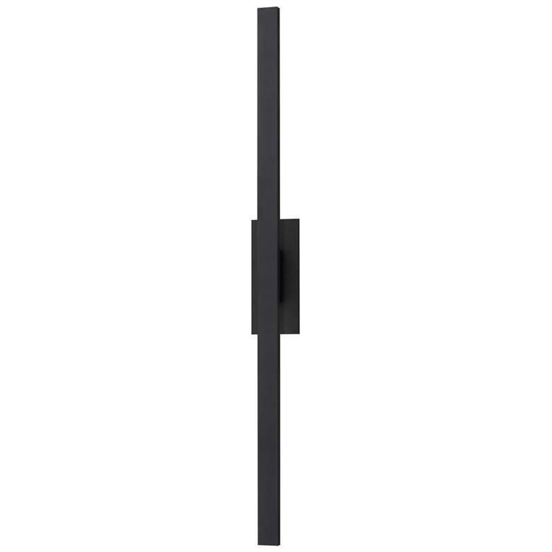 Image 1 ET2 Alumilux 51" Wide Architectural Black LED Outdoor Wall Sconce