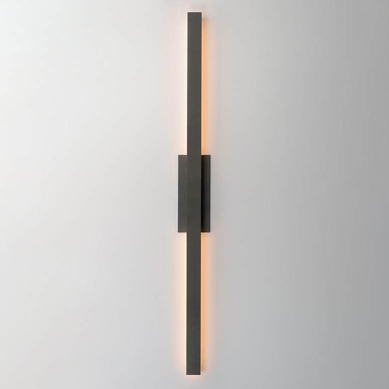 Image 3 ET2 Alumilux 51" Wide Architectural Bronze LED Outdoor Wall Sconce more views