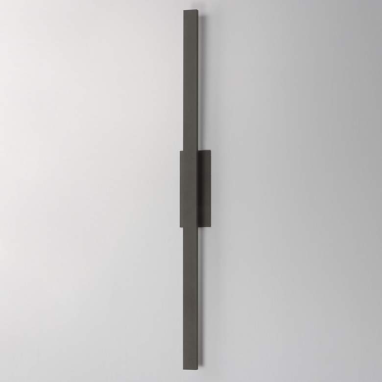 Image 4 ET2 Alumilux 51" Wide Architectural Bronze LED Outdoor Wall Sconce more views