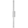 ET2 Alumilux 51" Wide Satin Aluminum LED Outdoor Wall Sconce