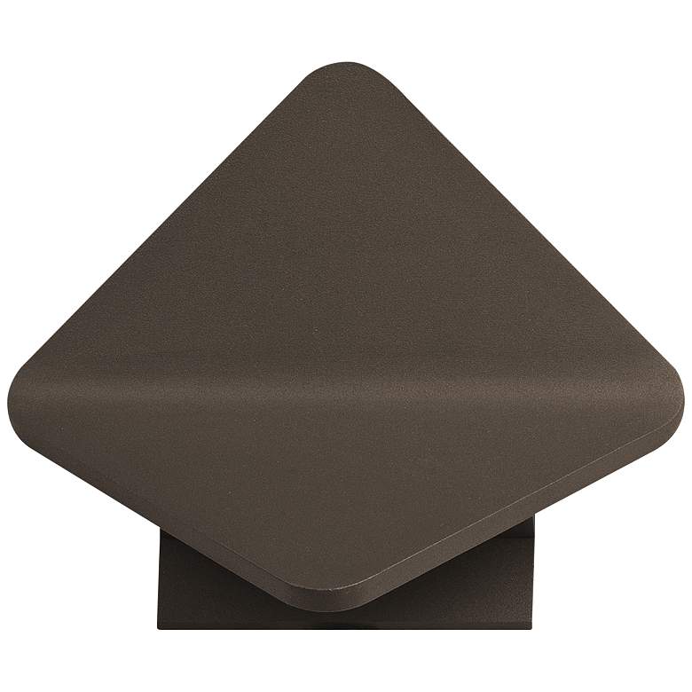 Image 1 ET2 Alumilux 6 3/4 inch High Bronze LED Outdoor Wall Light