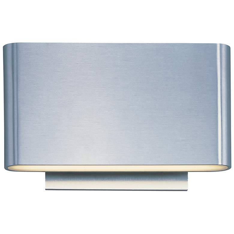 Image 2 ET2 Alumilux 6 3/4" Wide Satin Aluminum LED Sconce
