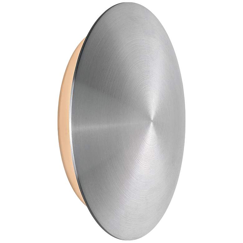 Image 1 ET2 Alumilux 6 inch High Satin Aluminum LED Outdoor Wall Light