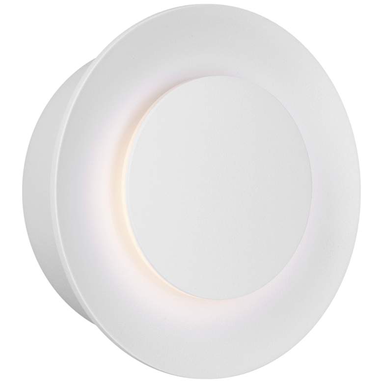 Image 1 ET2 Alumilux 6"H White LED Non-Dimmable Outdoor Wall Light