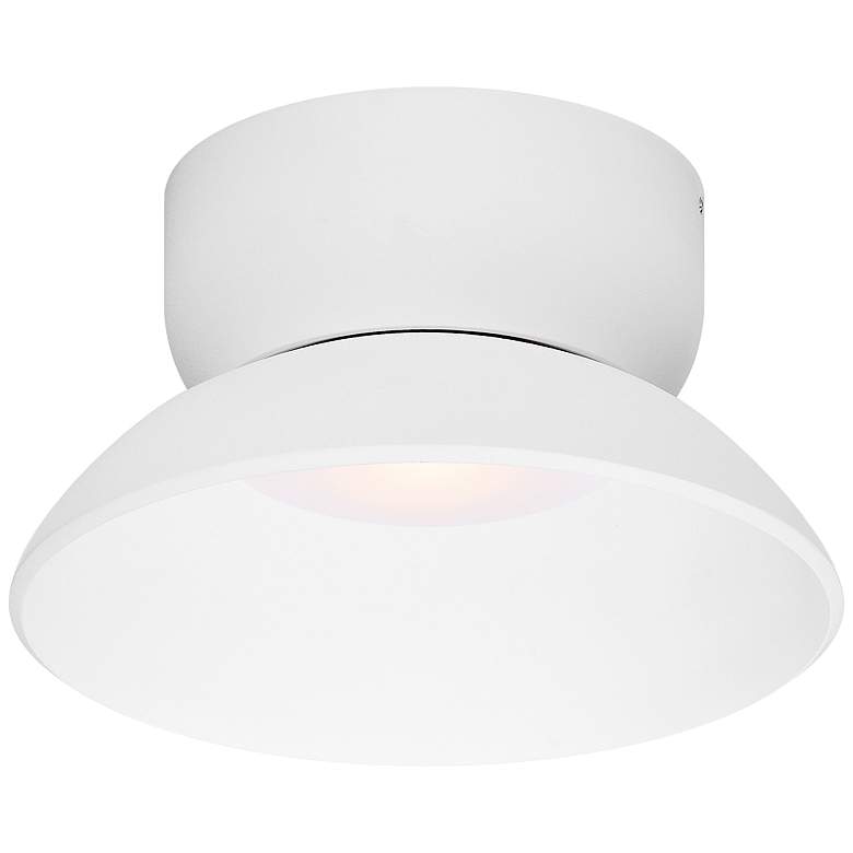 Image 1 ET2 Alumilux 7 3/4"W White LED Outdoor Ceiling/Wall Light