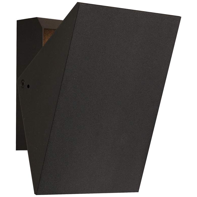 Image 1 ET2 Alumilux 7" High Black Tilt LED Outdoor Sconce