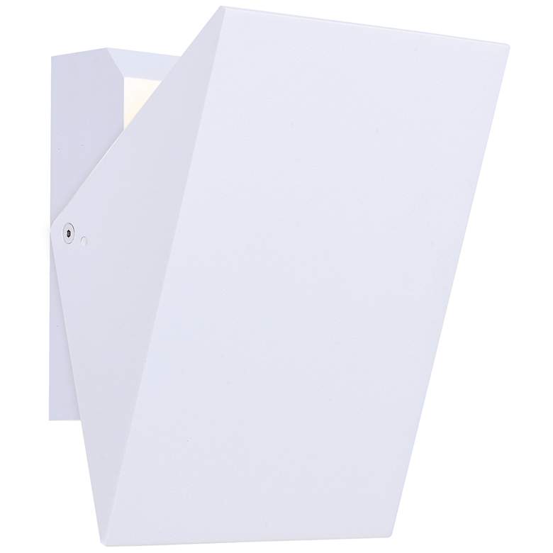 Image 1 ET2 Alumilux 7" High White Tilt LED Outdoor Sconce