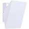ET2 Alumilux 7" High White Tilt LED Outdoor Sconce