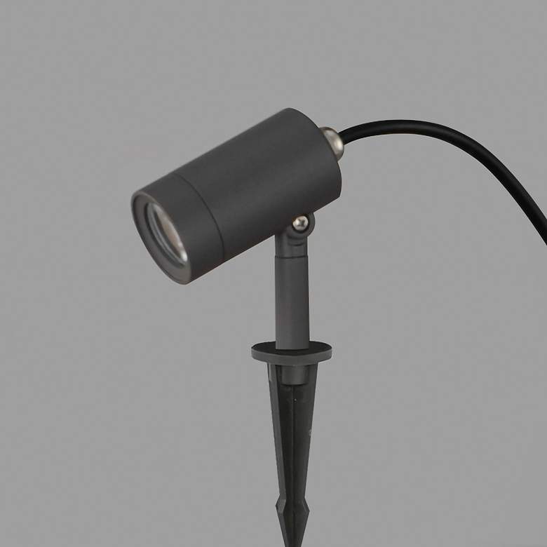Image 3 ET2 Alumilux 8 1/2" High Bronze Finish LED Landscape Spot Light more views