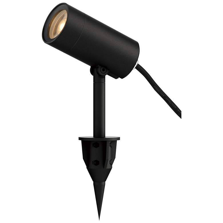Image 1 ET2 Alumilux 8 1/4" High Black LED Spot 8W Pathway Light