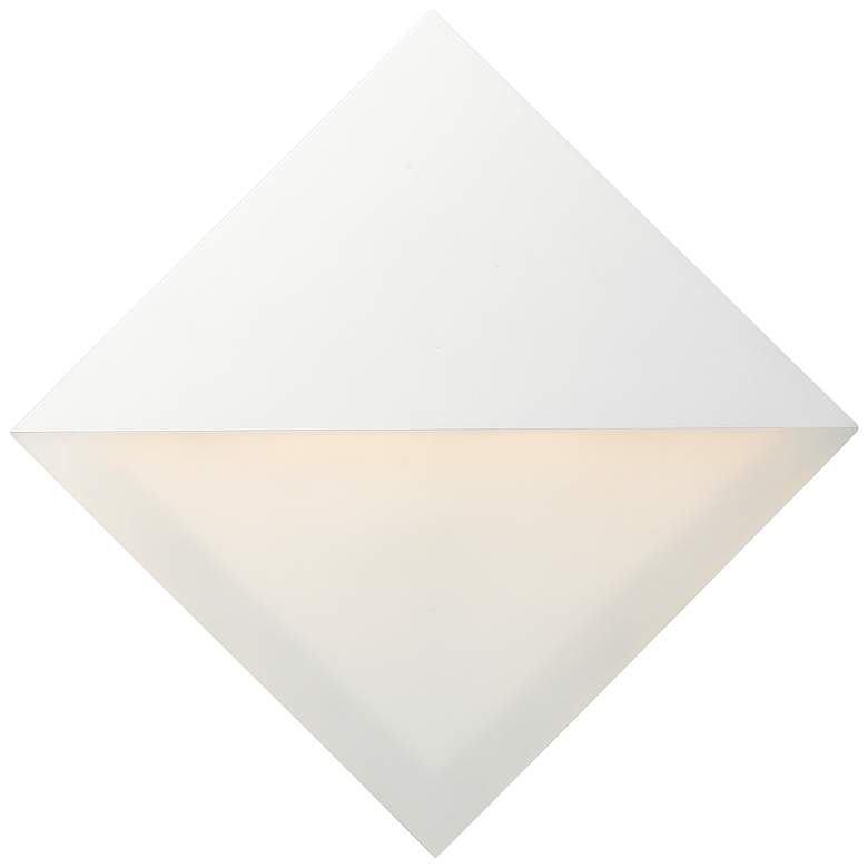 Image 1 ET2 Alumilux 8" High White LED Outdoor Wall Light