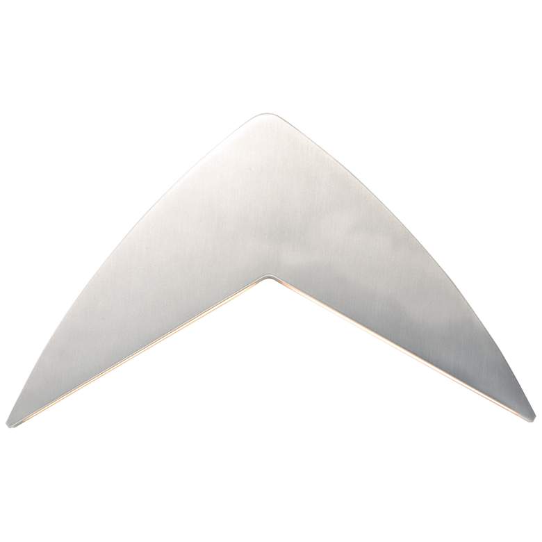 Image 1 ET2 Alumilux 9 1/4"H Satin Aluminum LED Outdoor Wall Light