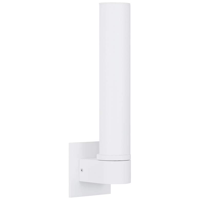 Image 1 ET2 Alumilux AL 15 1/4"H Cylindrical White LED Wall Sconce