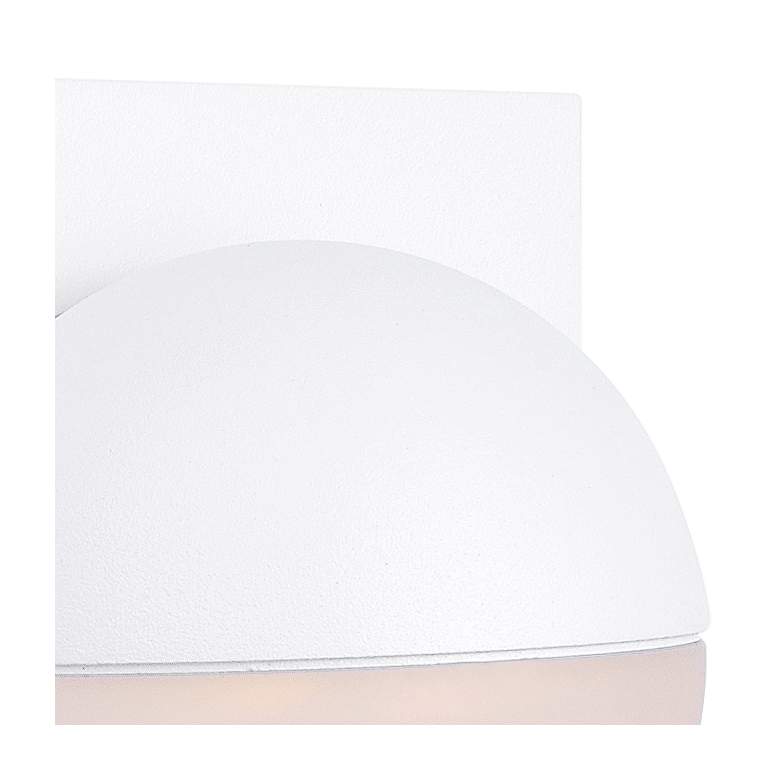 Image 2 ET2 Alumilux AL 4 1/2" High Spherical White LED Wall Sconce more views