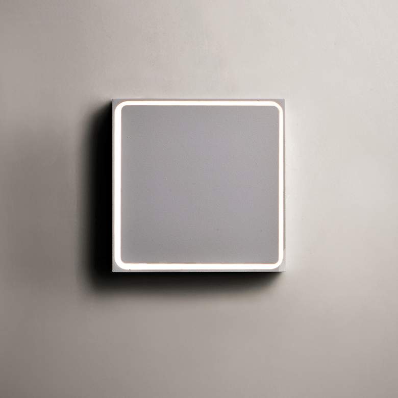 Image 1 ET2 Alumilux AL 4 1/2" High White LED Outdoor Wall Light