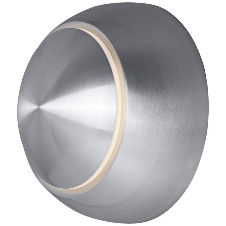 Image 1 ET2 Alumilux AL 4 3/4" Satin Aluminum LED Outdoor Wall Light