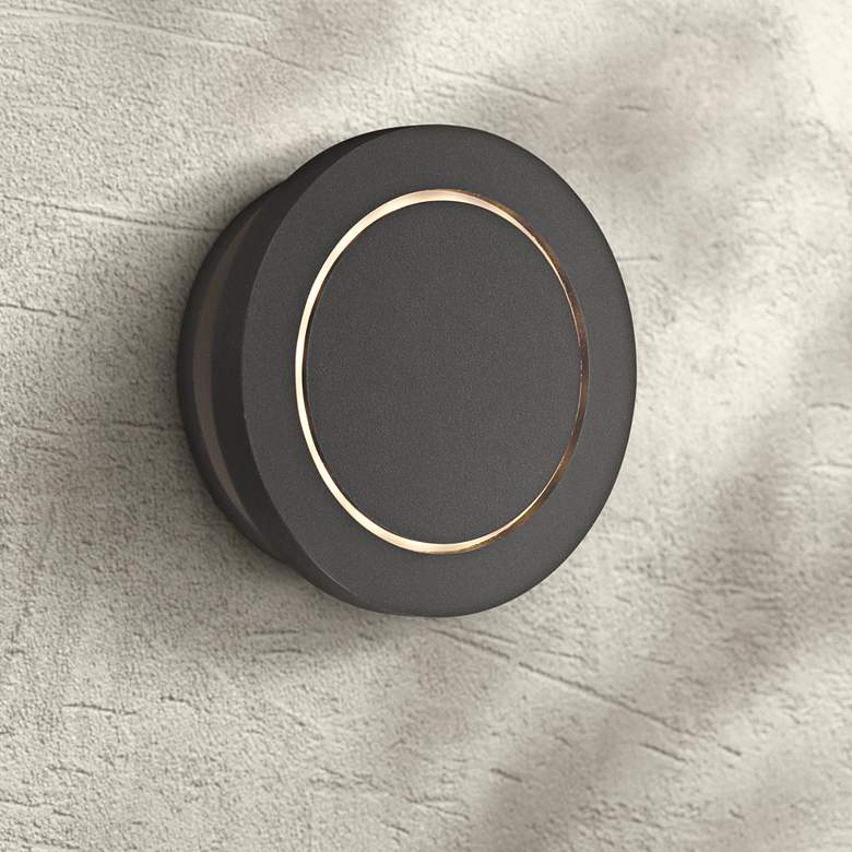 Image 1 ET2 Alumilux AL 5 1/4" High Bronze LED Outdoor Wall Light