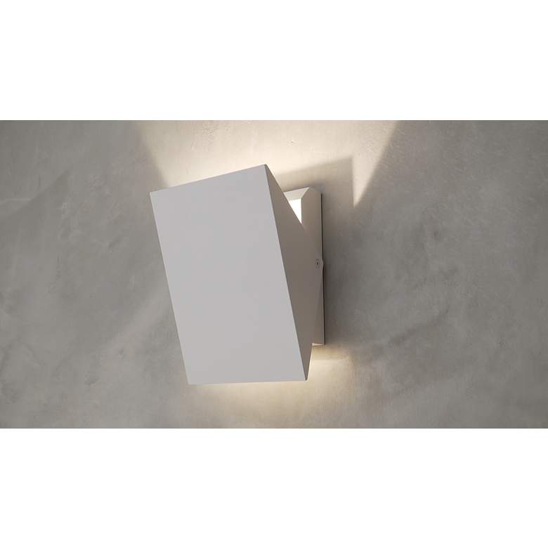 Image 3 ET2 Alumilux AL 7" High White LED Outdoor Wall Light more views